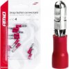 AMIO Elektrický konektor – kolík valcový 4mm 0.5-1.5mm2 10A 10ks