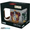 ABYstyle Hrnek Harry Potter znaky bradavických kolejí bílý 320 ml