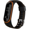 Xiaomi Mi Band 3/4 náhradný náramok - Textúrovaný Farba: Oranžová, Variant: Štruktúra MBSCZ-TXT004