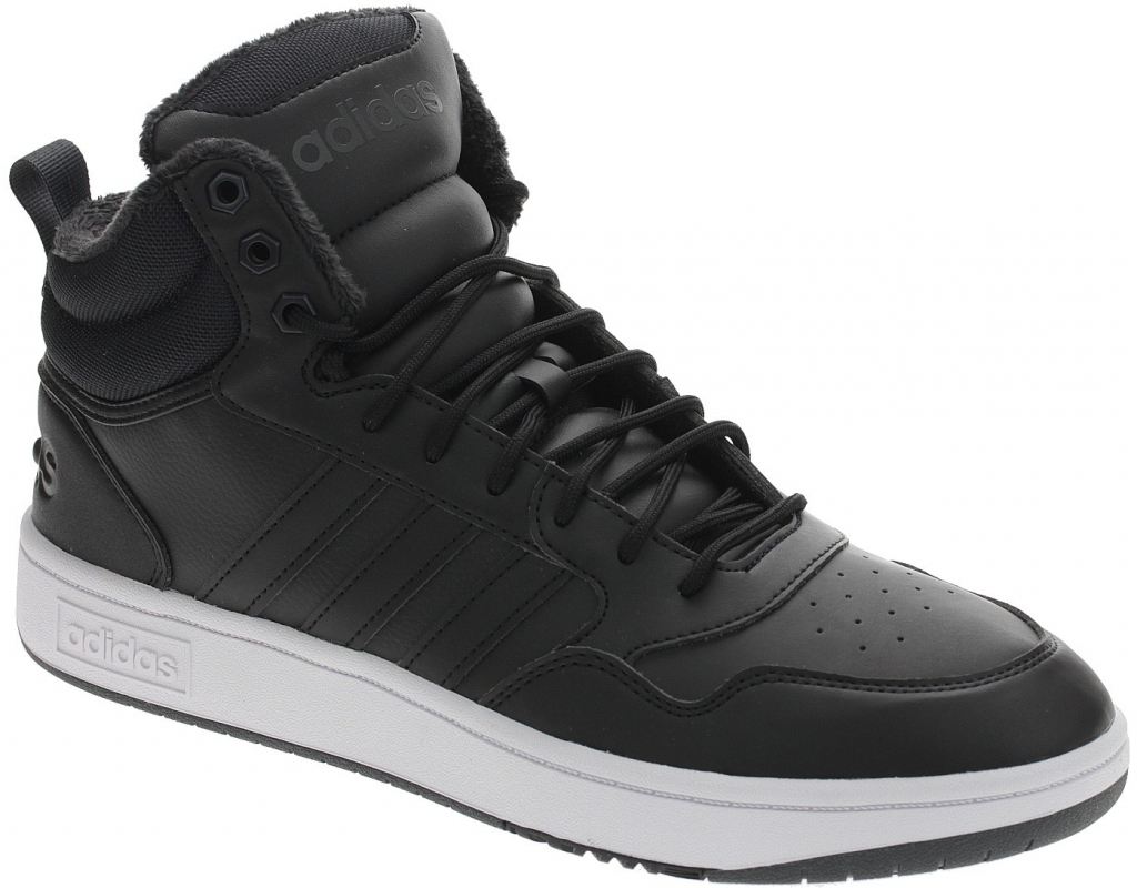 adidas Performance Hoops 3.0 Mid Winterzed Core Black Core Black White