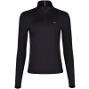 Dámske mikiny Tommy Hilfiger Essentials Slim Half Zip LS - black - Čierny (M)