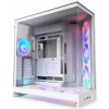 NZXT case H9 Flow RGB+, ATX, Large Dual Chamber Mid Tower, white CM-H92FW-P1