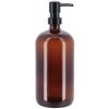 TENDANCE Dávkovač mydla Amber, hnedá/ s čiernymi prvkami, 1000 ml