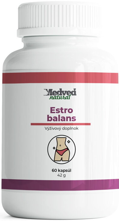 Medveď natural Estro Balans 60 kapsúl