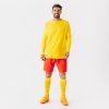KIPSTA Futbalový dres s dlhým rukávom VIRALTO CLUB žltý XS
