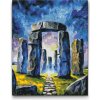 Vymalujsisam.sk Maľovanie podľa čísiel - Magický Stonehenge Veľkosť: 30x40cm, Rám: Na plastovej doske