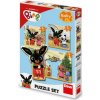 Sada puzzle Bing a kamaráti 3–5 dielikov bábätko, 325142