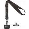 OBAL:ME NeckTag Ribbon Popruh na Telefon Black