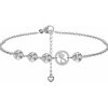 Swarovski e. retiazka na nohu z chirurgickej ocele Design Love sel102