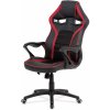 Autronic KA-G406 RED kancelárske kreslo, látka MESH a koženka, čierna / červená