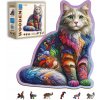 Puzzle WoodenCity zvieratá 150 dielikov Mäkká mačka HE 0203-M-AL