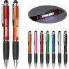 Svietiace dotykové pero stylus s gravírovaním LT87027