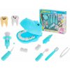 Doktorská sada pre deti Zubárska hrošia modrá lekárnička (IKONKA_KX6686_1)