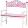 Mentari Detská drevená lavička pre bábiky