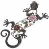 Nástenná kovová dekorácia Lizzard, 27,5 x 50 x 5 cm