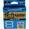 Splietaná Šnúra Shimano Line Kairiki 8 - Žltá 150m 0,16mm 10,3kg Yellow