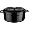 Hrnec LAVA Metal Hrnec litinový kulatý, černý, obsah 9,8 l, průměr 32 cm