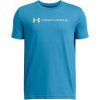 Detské tričko Under Armour, LOGO WORDMARK Modrá,Strieborná,svetlo zelená, XS