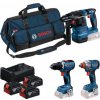 BOSCH Sada AKU nářadí (GSR 18V-65 + GDX 18V-285 + GBH 18V-22, 3x GBA 18V 5,0Ah, GAL 12V-18V-80) 0615A50093