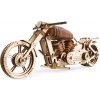 UGEARS 3D dřevěné mechanické puzzle - Motorka VM-02 (Chopper)