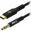 AlzaPower APW-CBA4JTC0110B AluCore USB-C to 3,5 mm Jack (M) 1m černý
