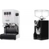 Gaggia New Classic E24, white + Eureka Mignon Bravo, CR black