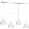 Luminex | Luster na lanku NOAK 4xE27/15W/230V šedá | LU3713