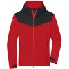 James&Nicholson Pánska softshell bunda JN1180 Light Red M