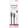 Swissten 71529201 USB-C / LIGHTNING, 2m, černý