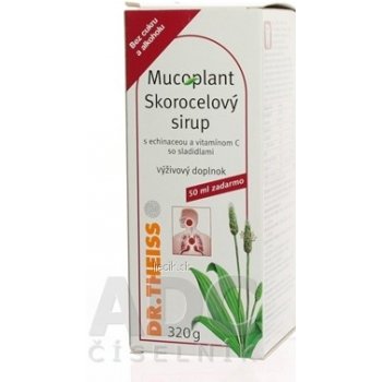 Dr.Theiss Mucoplant Skorocelový sirup s echinaceou a vitamínom C 250 ml