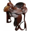 Silver Horse Western Saddle hnedé