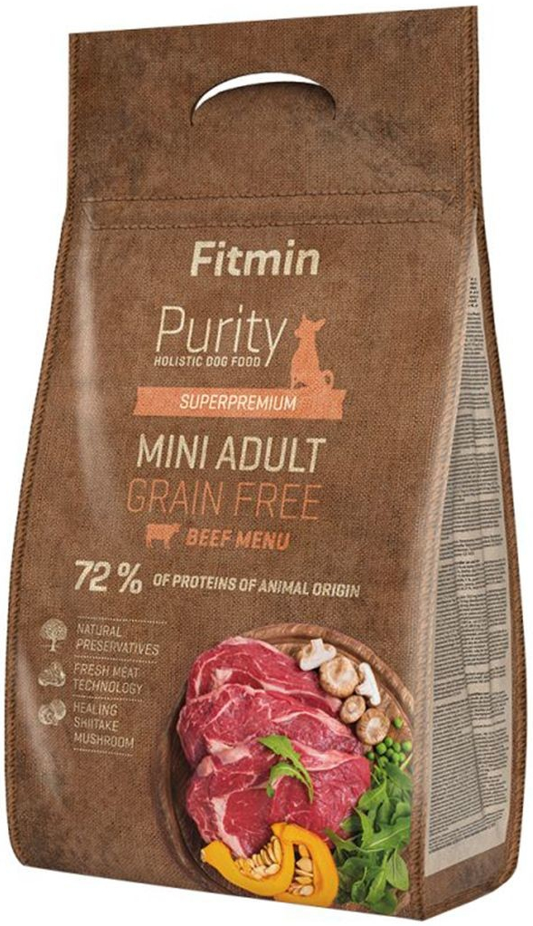 Fitmin Purity Mini Adult Grain Free Beef 0,8 kg