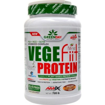 Amix Vege-Fiit Protein, Peanut-Choco-Caramel, 720g