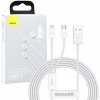 Baseus CAMLTYS-02 Superior Fast Charging Datový, 3v1 USB-C, Lightning, MicroUSB, 1,5m