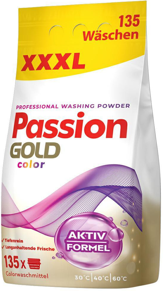 Passion Gold Color prací prášok 8,1 kg 135 PD