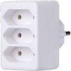 PremiumCord Roztrojka 230V biela 3x2,5 ppr03