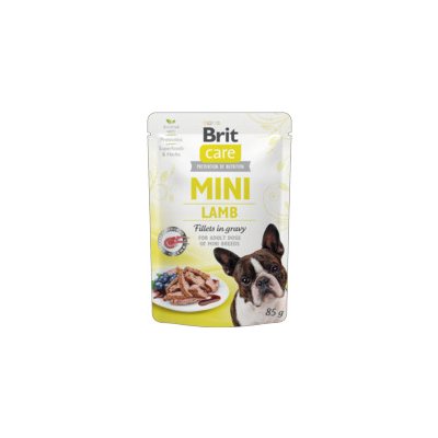 Kapsička Brit Care Mini Puppy Lamb fillets in gravy 85 g