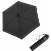 DOPPLER Fiber Havanna Safety Cross - dámský skládací deštník černá 722363SE04