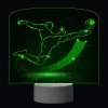 3D Dotyková lampa s diaľkovým ovládaním - FUTBAL_3