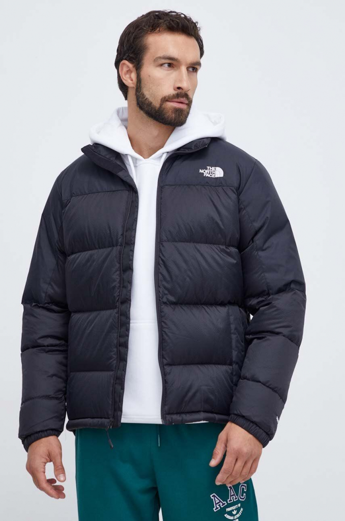 The North Face páperová bunda pánska čierna zimná NF0A4M9JKX71