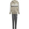 Chlapčenská súprava adidas, 3 STRIPES TIBERIO tmavo sivá,khaki,biela 152