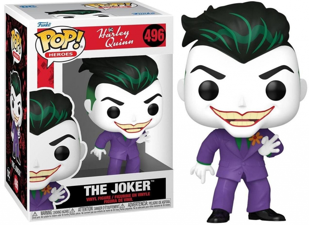 Funko Pop! 496 Harley Quinn Animated Series The Joker