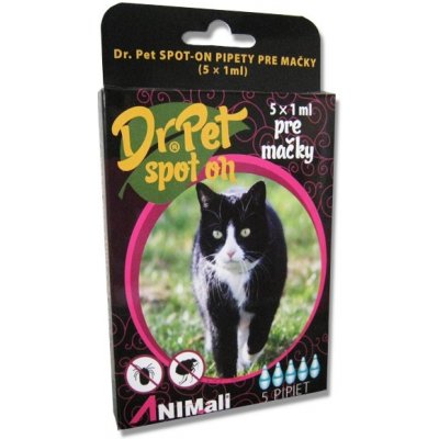 Animall Professional Care Dr. Pet Spot-On pre mačky 5 x 1 ml