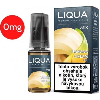 Ritchy LIQUA MIX Banán Cream 10 ml 0 mg