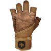 Harbinger Pro Wristwrap 2.0 - fitness rukavice, pánske, Tan camo Veľkosť: M