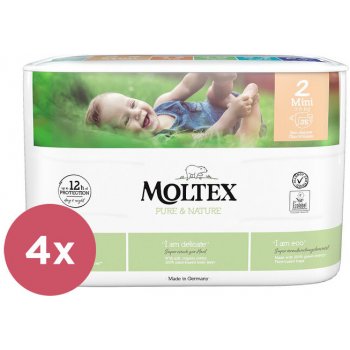 MOLTEX Pure & Nature Mini 3-6 kg 4 x 38 ks