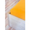 AMIDO-EXQUISIT Oranžová plachta na posteľ Jersey Rozmer: 140 x 200 cm J40_181