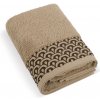 Brotex Froté uterák Čipka 50x100cm 500g hnedá