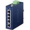 Planet ISW-500T-E kompaktní průmyslový switch, 5x 10/100Base-TX, ESD, DIN, 12-55VDC, IP40, -40~75°C, 250m Extended