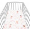 Bavlnené prestieradlo do postieľky New Baby Víly 120x60 cm